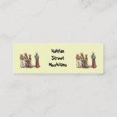 Haïtiaans Musicians Bladwijzer Mini Visitekaartje (Achterkant)