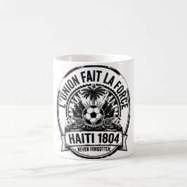 Haïtiaans Nationaal Embleem Vintage Kunst Koffiemok