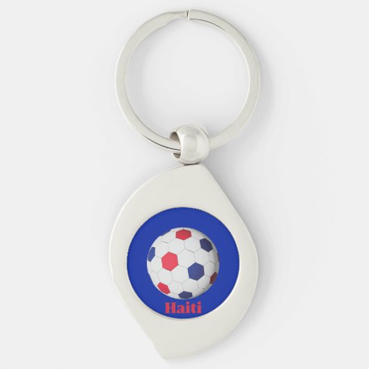 Haïtiaans Voetbal Sleutelhanger (Voorkant)