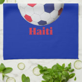 Haïtiaans Voetbal Theedoek (Gevouwen)