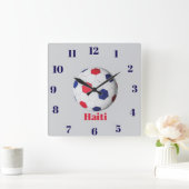 Haïtiaans Voetbal Vierkante Klok (Huis)