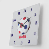 Haïtiaans Voetbal Vierkante Klok (Hoek)