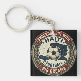 Haïtiaans voetbalshirt Wereldkampioenschap 2026 Un Sleutelhanger