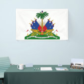 Haïtiaans Wapen (Haïti) Spandoek (Beurs)