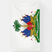Haïtiaans Wapen (Haïti) Spandoek (Verticaal)