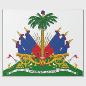 Haïtiaans wapenschild (Haïti) Cadeaupapier (Vlak)