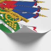 Haïtiaans wapenschild (Haïti) Cadeaupapier (Hoek)
