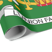 Haïtiaans wapenschild (Haïti) Cadeaupapier (Rol Hoek)