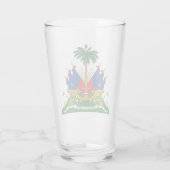 Haïtiaans wapenschild (Haïti) Glas (Achterkant)