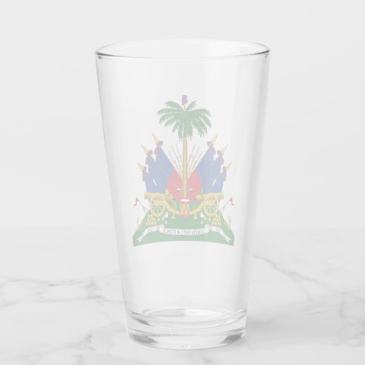 Haïtiaans wapenschild (Haïti) Glas (Achterkant)