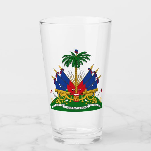Haïtiaans wapenschild (Haïti) Glas (Voorkant)