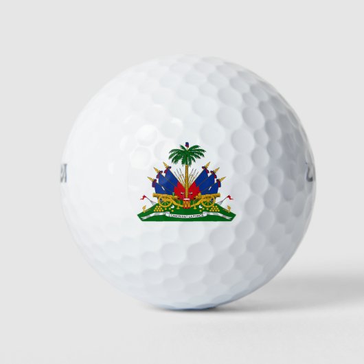 Haïtiaans wapenschild (Haïti) Golfballen (Voorkant)