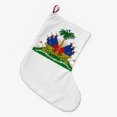 Haïtiaans wapenschild (Haïti) Grote Kerstsok (Voorkant (Hangend))