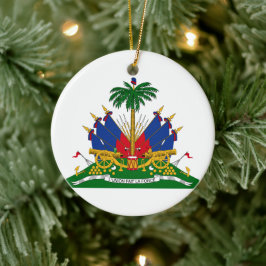 Haïtiaans wapenschild (Haïti) Keramisch Ornament