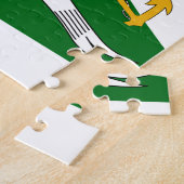 Haïtiaans wapenschild (Haïti) Legpuzzel (Zijkant)