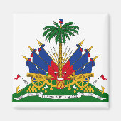 Haïtiaans wapenschild (Haïti) Magneet (Voorkant)
