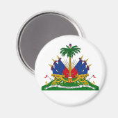 Haïtiaans wapenschild (Haïti) Magneet (Voorkant / Achterkant)