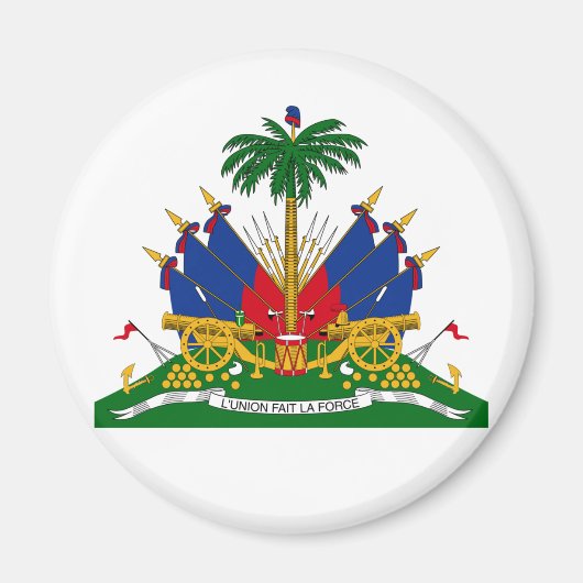 Haïtiaans wapenschild (Haïti) Magneet (Voorkant)