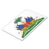 Haïtiaans wapenschild (Haïti) Notitieblok (Schuin)