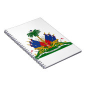 Haïtiaans wapenschild (Haïti) Notitieboek (Rechterzijde)