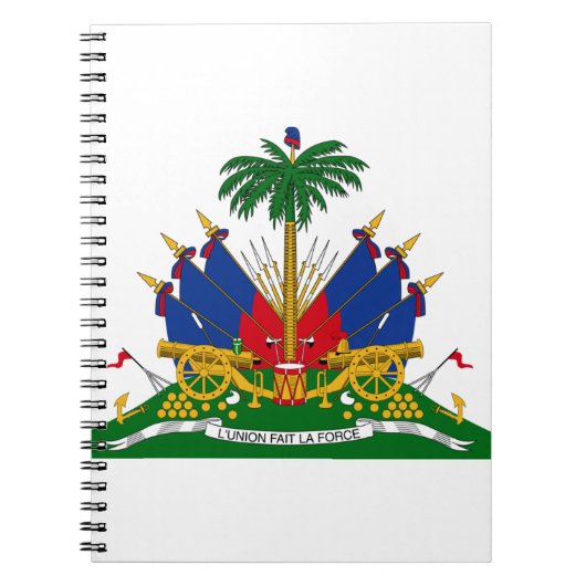 Haïtiaans wapenschild (Haïti) Notitieboek (Voorkant)