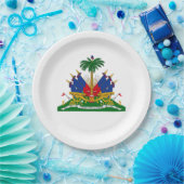 Haïtiaans wapenschild (Haïti) Papieren Bordje (Feest)