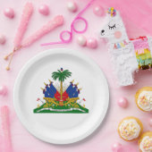 Haïtiaans wapenschild (Haïti) Papieren Bordje (Feest)
