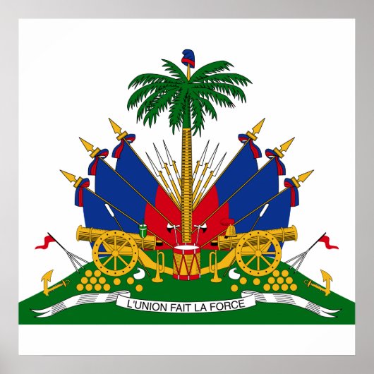 Haïtiaans wapenschild (Haïti) Poster (Voorkant)