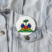 Haïtiaans wapenschild (Haïti) Ronde Button 7,6 Cm (In situ)