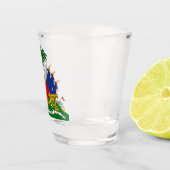 Haïtiaans wapenschild (Haïti) Shot Glas (Rechts)