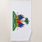 Haïtiaans wapenschild (Haïti) Strandlaken (Voorkant)