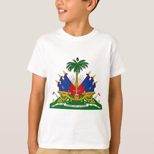 Haïtiaans wapenschild (Haïti) T-shirt (Voorkant)