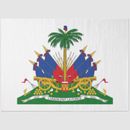 Haïtiaans wapenschild (Haïti) Tissuepapier