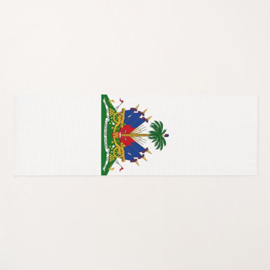 Haïtiaans wapenschild (Haïti) Yogamat (Voorkant (horizontaal))