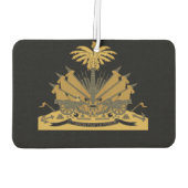 Haïtiaans wapenschild T-Shirt Luchtverfrisser (Achterkant)