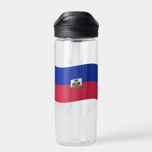 Haïtiaans wapenschild, vlag, Haïti Waterfles (Achterkant)