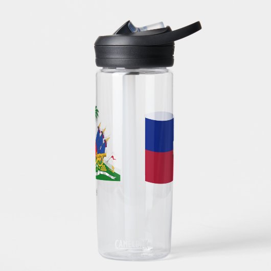 Haïtiaans wapenschild, vlag, Haïti Waterfles (Links)