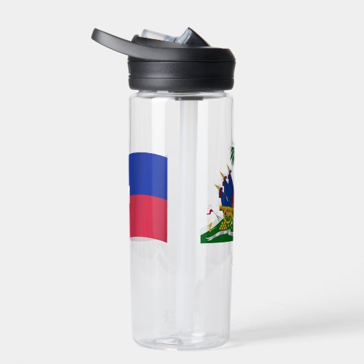 Haïtiaans wapenschild, vlag, Haïti Waterfles (Rechts)