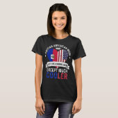 Haïtiaanse Amerikaanse mam Moederdag Haïti vlag T-shirt (Voorkant volledig)