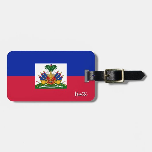 Haïtiaanse Bagagelabels, patriottische Haïtiaanse Bagagelabel (Voorkant horizontaal)