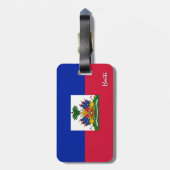 Haïtiaanse Bagagelabels, patriottische Haïtiaanse Bagagelabel (Achterkant verticaal)