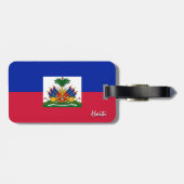 Haïtiaanse Bagagelabels, patriottische Haïtiaanse  Bagagelabel (Achterkant horizontaal)
