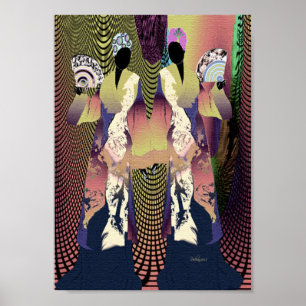 Haïtiaanse Creoolse Dame Poster