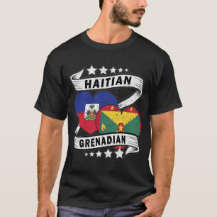 Haïtiaanse en Grenadische vlag T-shirt