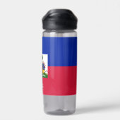 Haïtiaanse fles, patriottische Haïtiaanse vlag Waterfles (Achterkant)