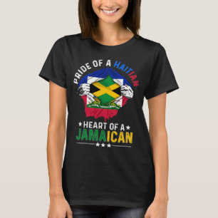Haïtiaanse Jamaicaanse buitenlandse vlag T-shirt