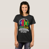 Haïtiaanse Jamaican kent de vlag van de Jamaica T-shirt (Voorkant volledig)