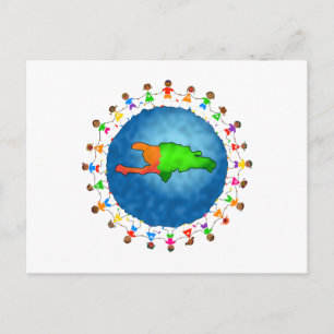 Haïtiaanse Kinderen Briefkaart