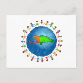 Haïtiaanse Kinderen Briefkaart (Voorkant)