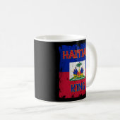 Haïtiaanse koning Haïti - vlag Embleem - wapenschi Koffiemok (Voorkant rechts)